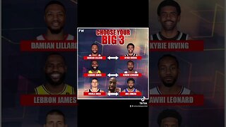 Which big 3 are you choosing ? #basketball #nba #sports #tiktok #fypシ