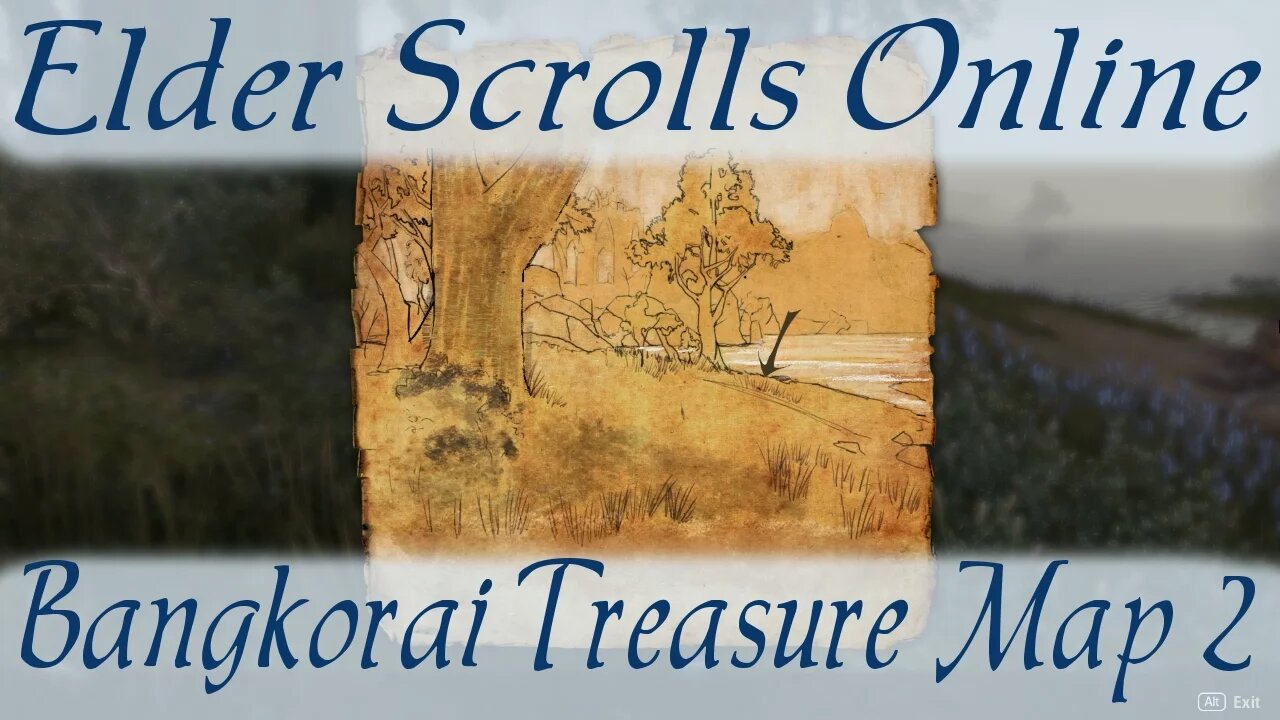 Bangkorai Treasure Map 2 [Elder Scrolls Online ESO]