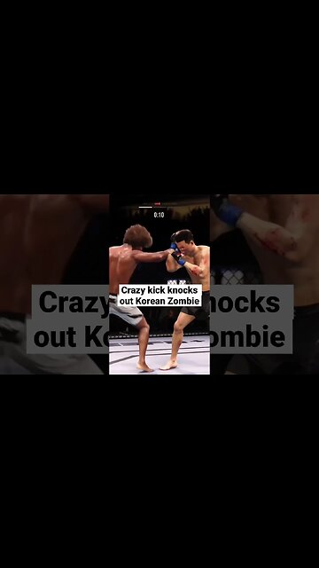 Korean Zombie gets knocked out #ufc #ufc4 #koreanzombie