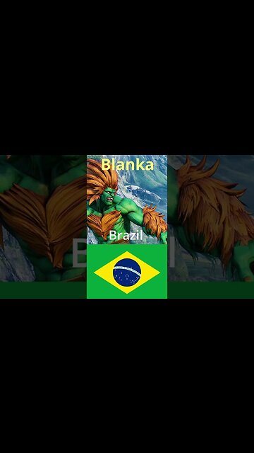 Street Fighter Characters Nationality