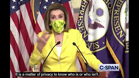 Nancy Pelosi - We CANNOT Require everyone to get Vaccinated.