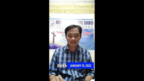 Gives the Word of God | JANUARY 15, 2022 | MarlonC.