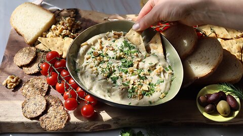 Easy Eggplant Dip. Only Three Ingredients