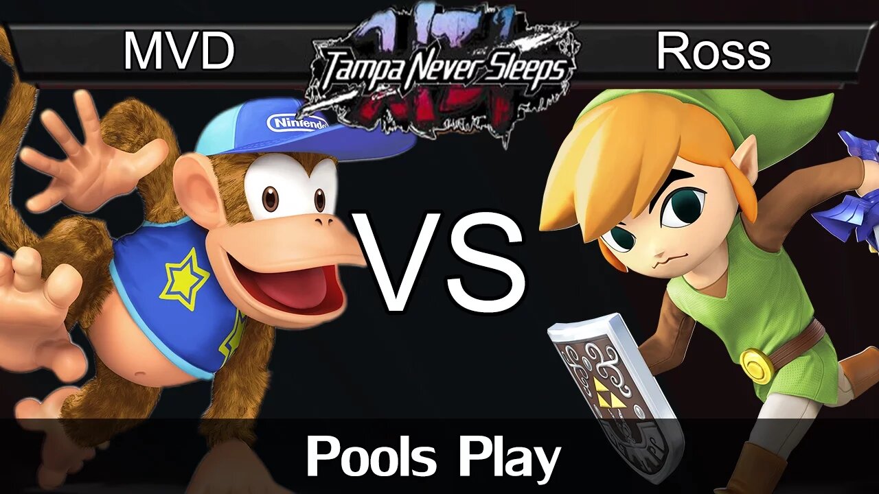 PG|MVD (Diddy) vs. VGR DMG|Ross (Toon Link) - Pools Play - TNS6