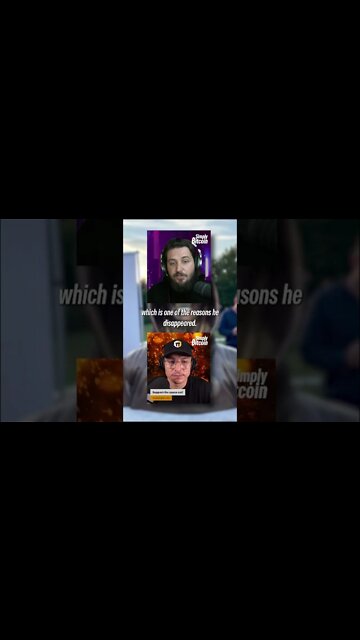 Greatest Thing Satoshi Nakamoto Did Was *DISAPPEAR* 🫣 #shorts #bitcoin #crypto