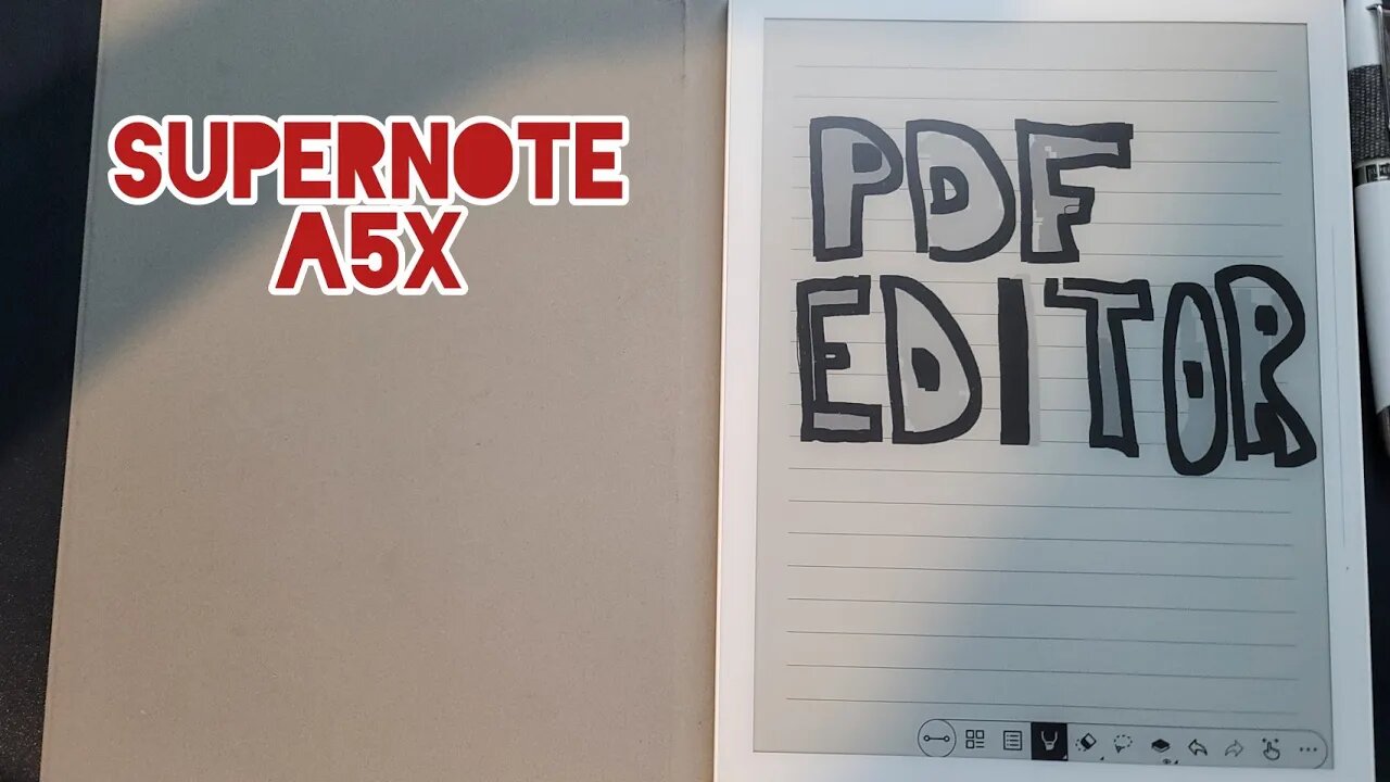 Supernote A5X - Write on PDF - One of my Fav Features