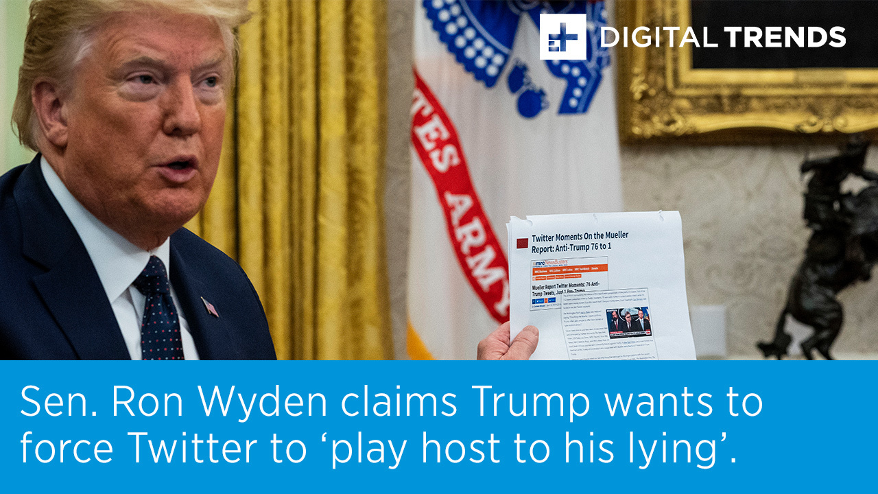 Sen. Ron Wyden: Trump wants to force Twitter to ‘play host to his lying’