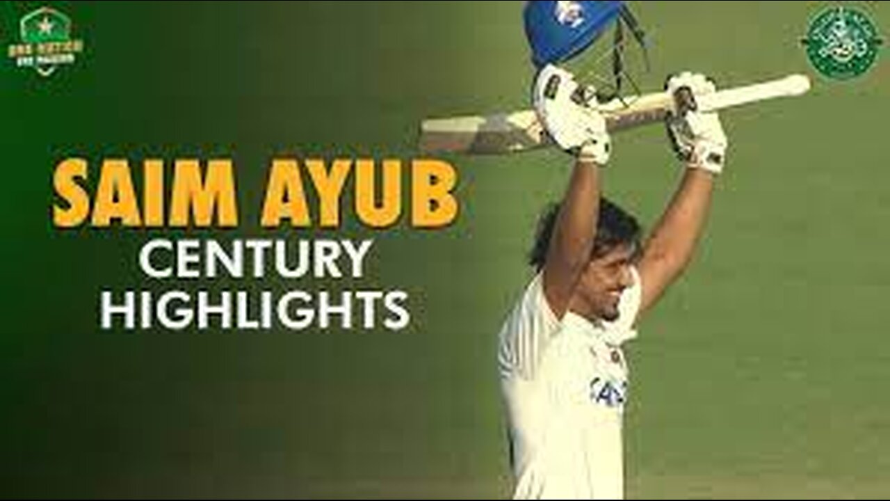 Saim Ayub Century Highlights | Faisalabad vs Karachi Whites