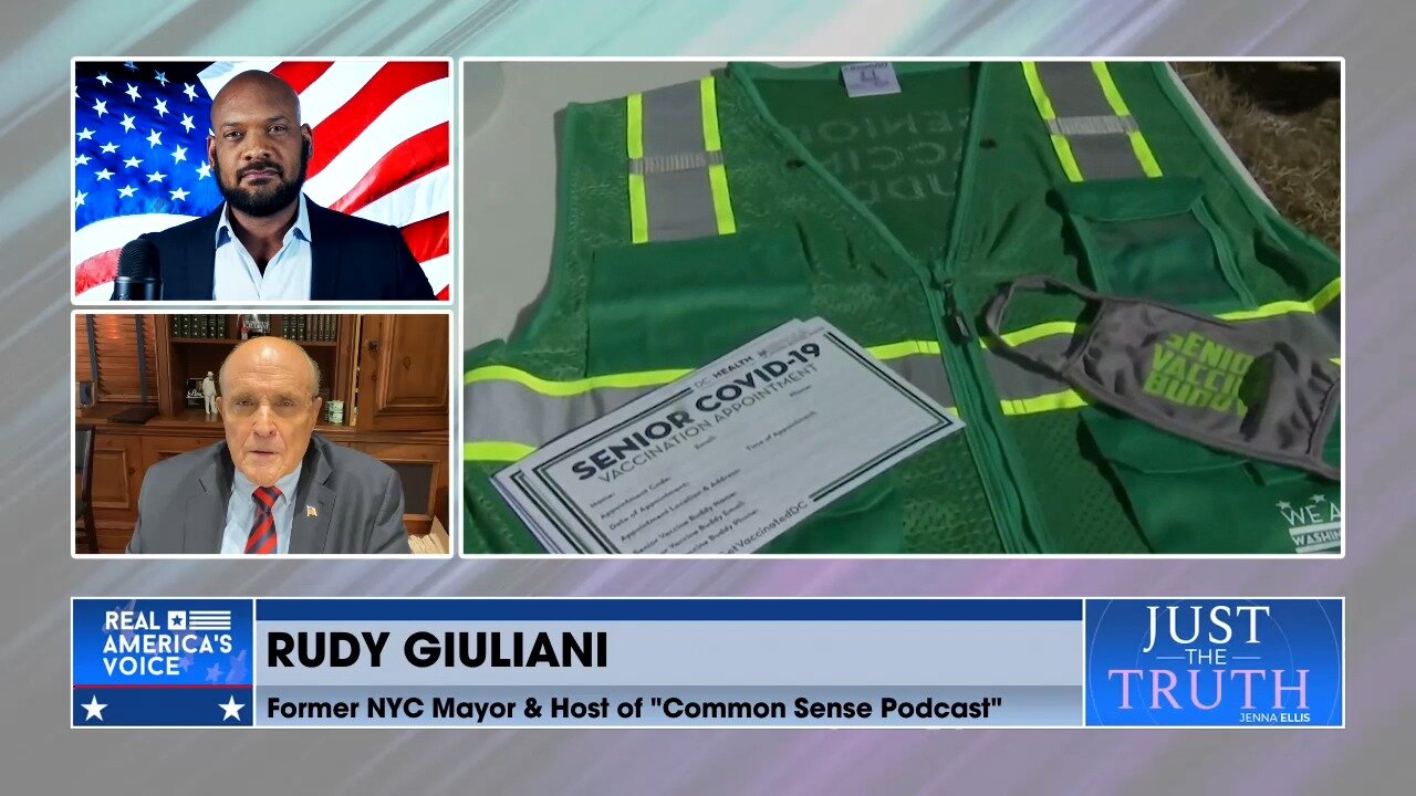 Rudy Giuliani calls Biden Admin door-to-door Covid shots "overbearing"