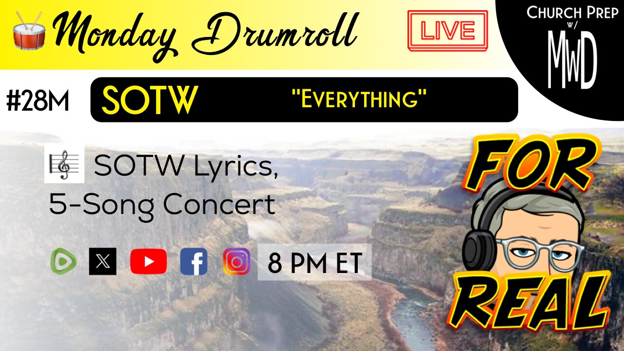 🥁 #28M 🎼SOTW Reveal: “Everything" | Church Prep w/ MWD