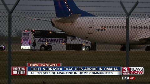 Eight Nebraska evacuees arrive in Omaha