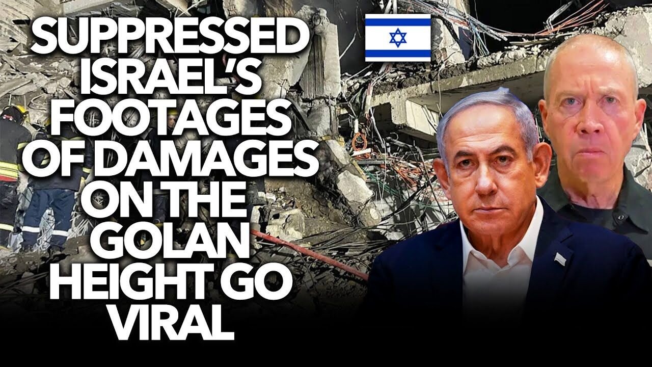 Israel Suppressed These Footages of Damage Caused by Iran's Strike on Golan Heights