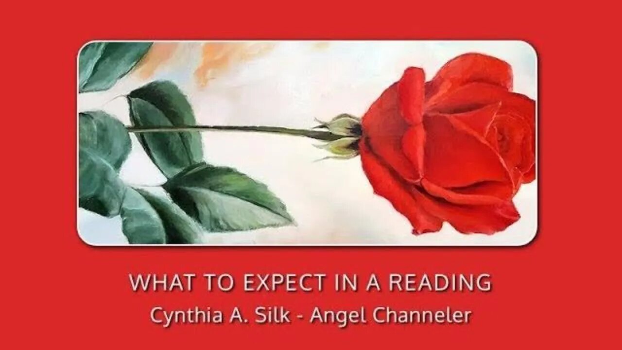 WHAT TO EXPECT IN A READING by Cynthia A. Silk.