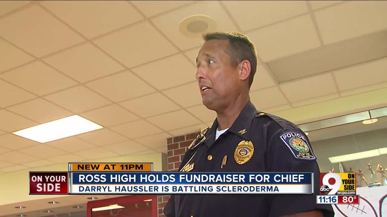 Ross High holds fundraiser for chief