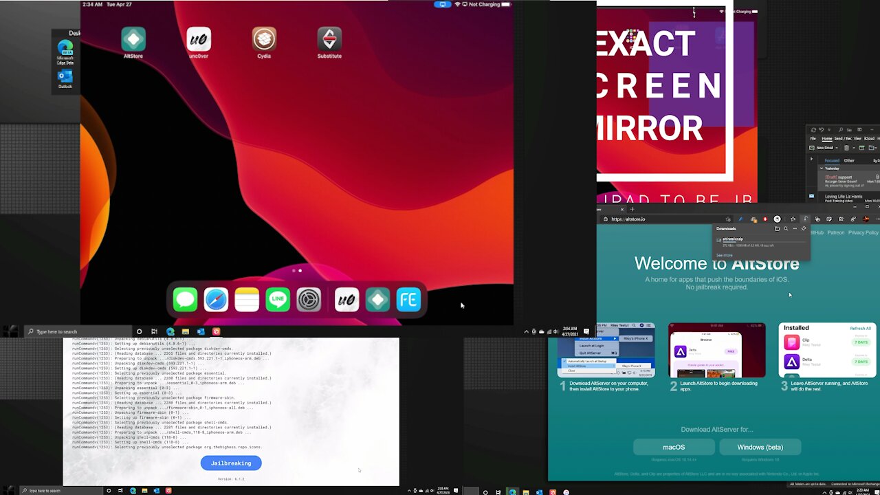Jailbreak with a PC and Unc0ver by Over Kill