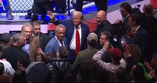 Unbelievable Applause For Trump At MSG's UFC Fight