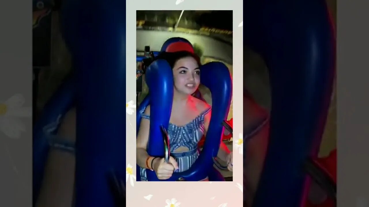 slingshot ride girl falls out / slingshot rider girl part 48 #shorts