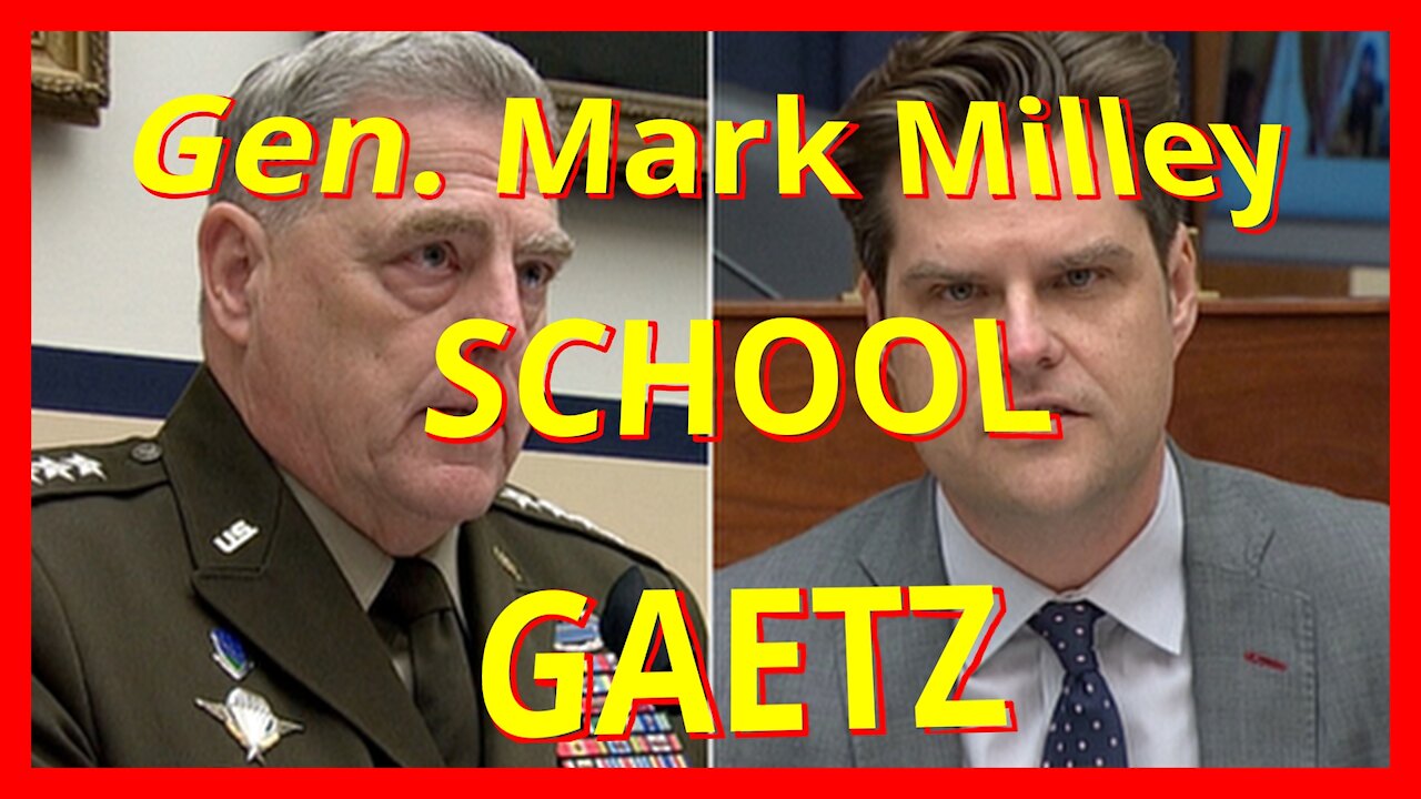 Secretary of Defense & Joint Chiefs Chair Respond to Rep. Matt Gaetz on Critical Race Theory