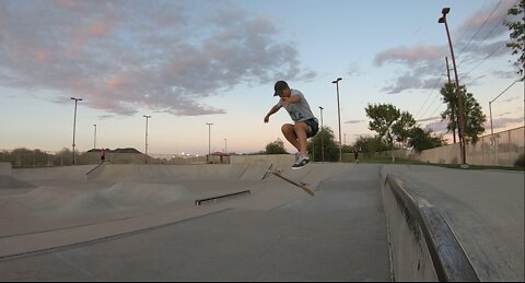 Skateboard basics - evening practice