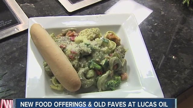 New food at Lucas Oil Stadium