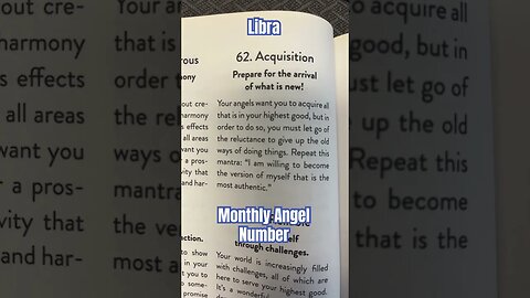 Libra Angel Number 62#Libra tarot#Angel numbers