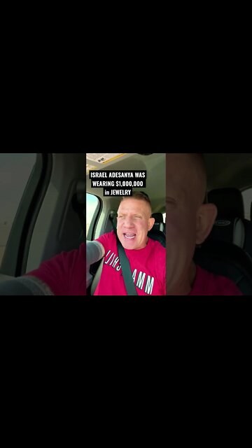 ISRAEL ADESANYA WEARING $1,000,000 in JEWELRY???