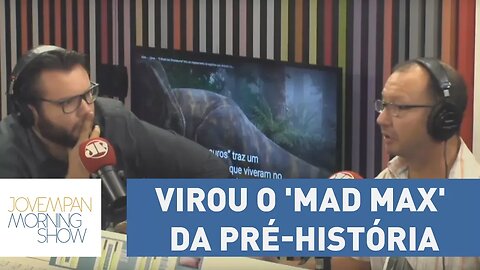 "Virou o 'Mad Max' da pré-história", diz o paleontólogo Luiz Eduardo Anelli sobre "Jurassic Park"