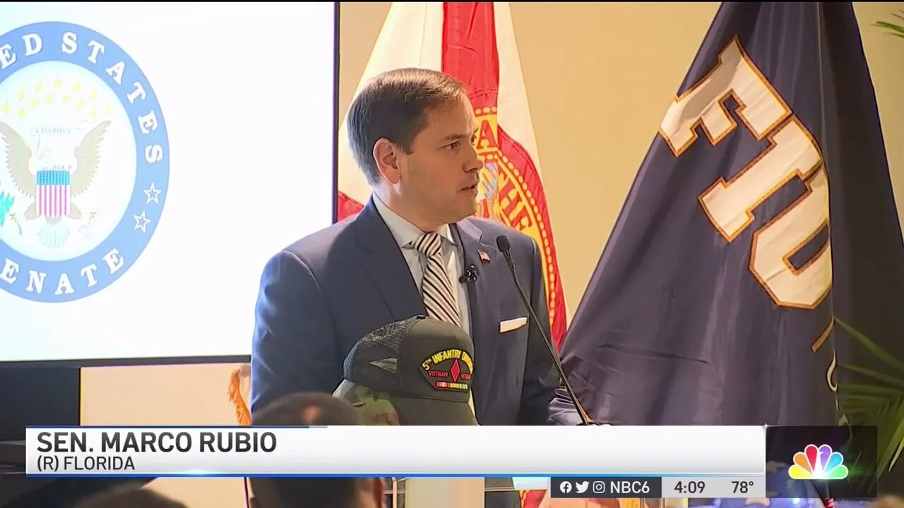 Sen Rubio hosts Veterans event in Miami