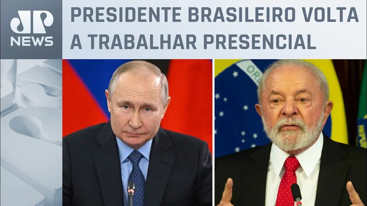Lula conversa com Vladimir Putin por telefone e aborda guerras
