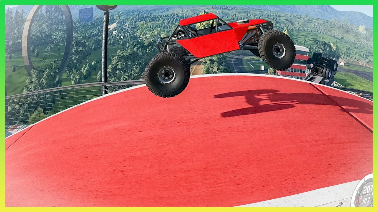 TruckFails | High Speed Cars Jumping #144 | BeamNG.Drive |TrucksFails