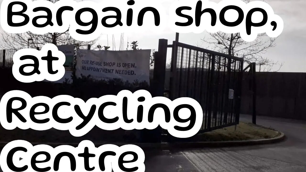 Bargain shop, at Recycling Centre