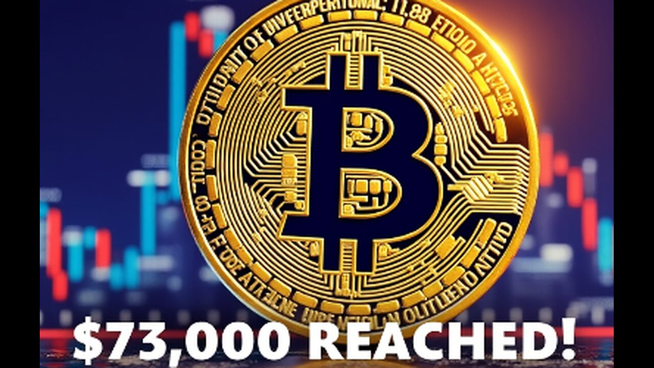 "Bitcoin Soars Close to All-Time Highs - $73,000 Milestone Reached!" UP FROM HERE!!