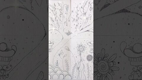 Desenho Floral Fácil e Divertido de Desenhar 2 #shorts