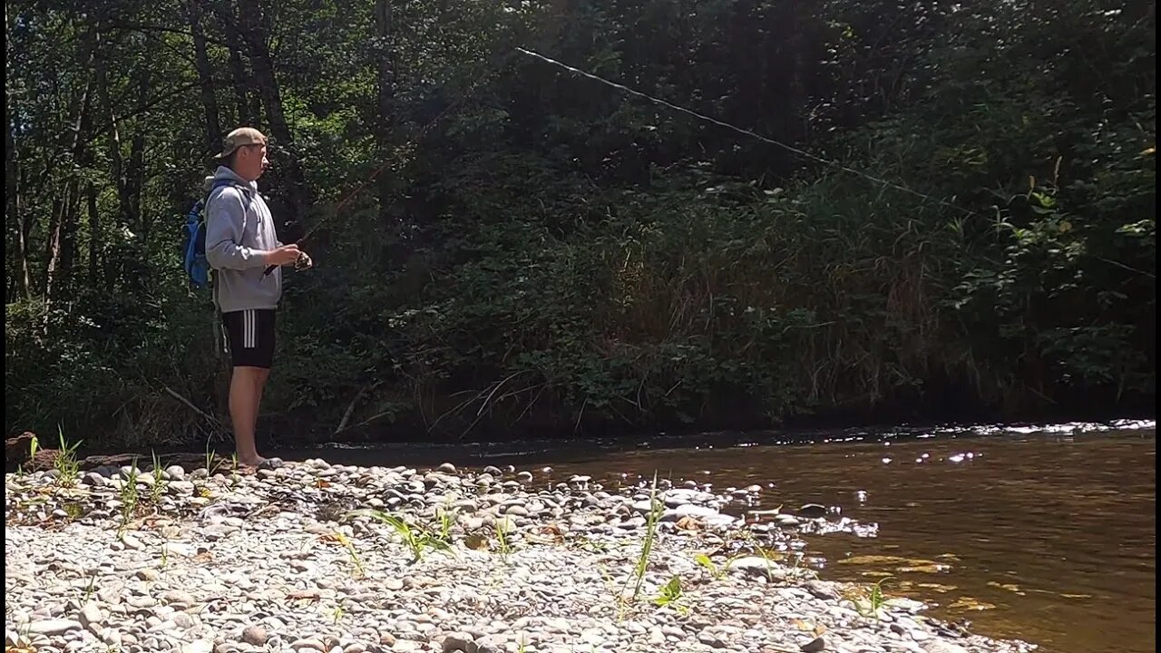 Fishing a ULTRA CLEAR creek! Vlog no. 2