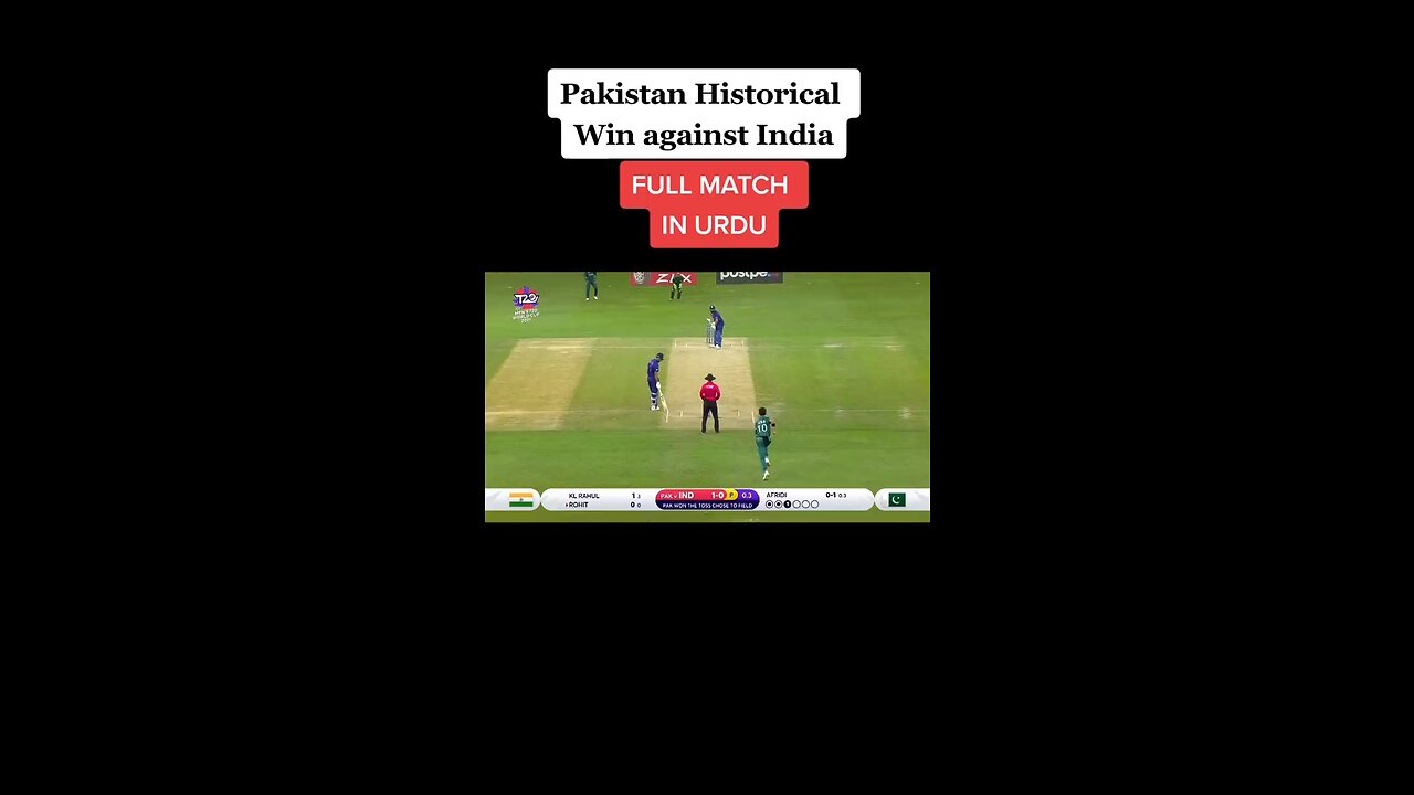 Pak vs ind historical match