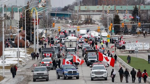 🚚Ambassador Bridge 🚛Blockade 🇨🇦