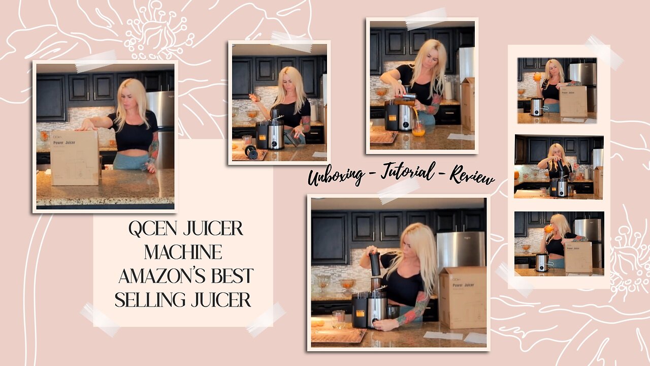 Qcen Juicer Machine / Amazon Top Selling Juicer/ Unboxing Review Tutorial