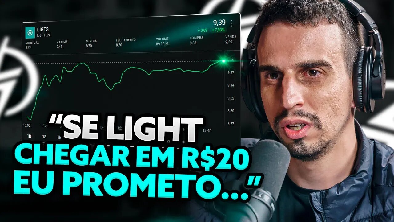 VEJA O QUE GUI CUNHA PROMETEU NO CASO LIGHT #LIGT3