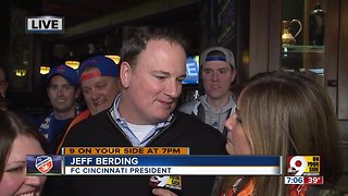 FCC in Seattle: President & GM Jeff Berding joins celebration with fans