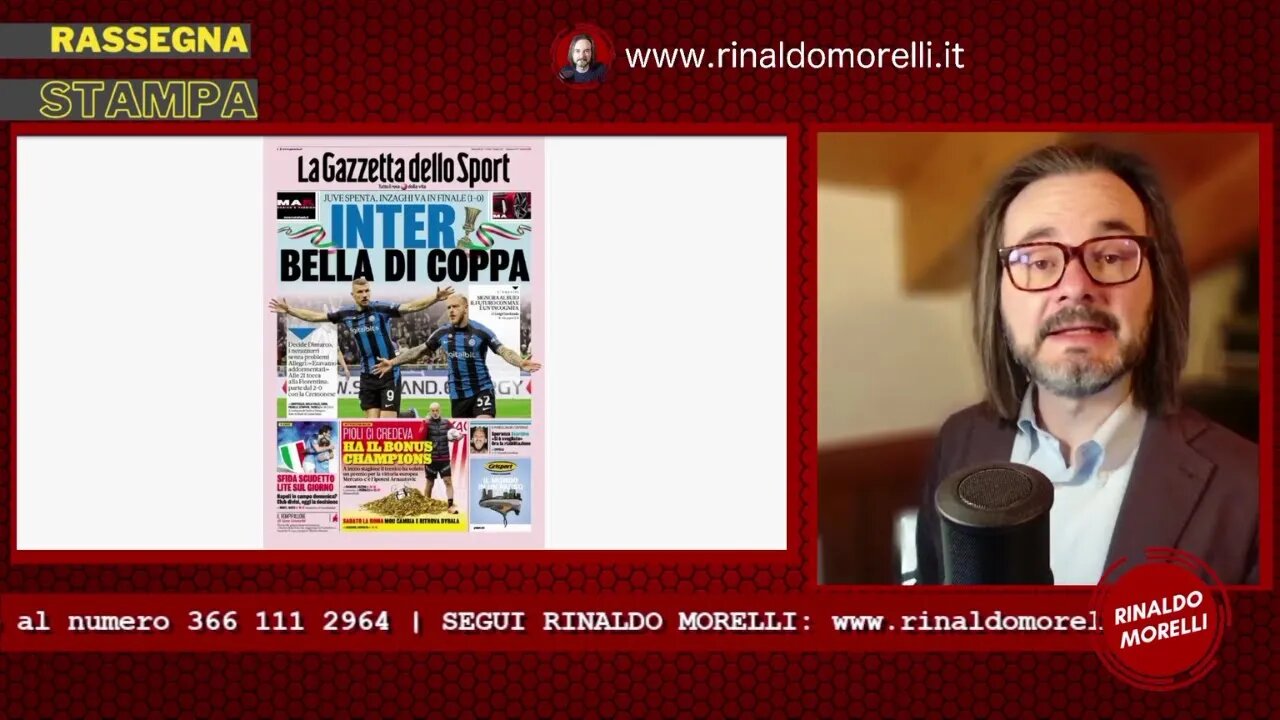 Rassegna Stampa 27.4.2023 #331 - L'INTER in finale di Coppa Italia, il premio Champions di PIOLI