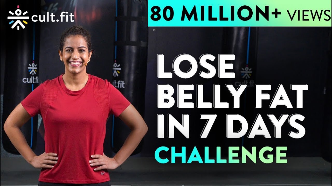 LOSE BELLY FAT IN 7 DAYS Challenge | Lose Belly Fat In 1 Week At Home | Check Description