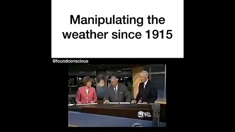 Weather Manipulation since 1915