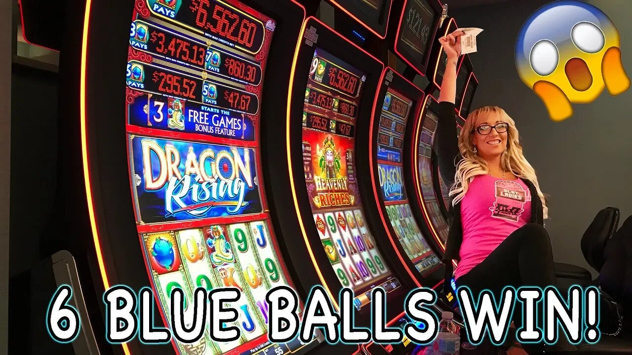 Laycee Steele Makes the Dragon Rise! 🐲6 Blue Balls BIG WIN! 🔵| Slot Ladies