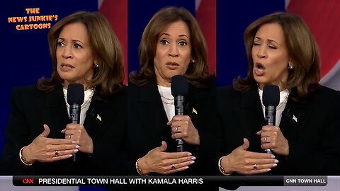 Kamala Harris repeats all the lies about Trump from the same guy who was so shocked at how much Trump admires Hitler that he forgot about it for 5 years & conveniently remembered 2 weeks before the election.