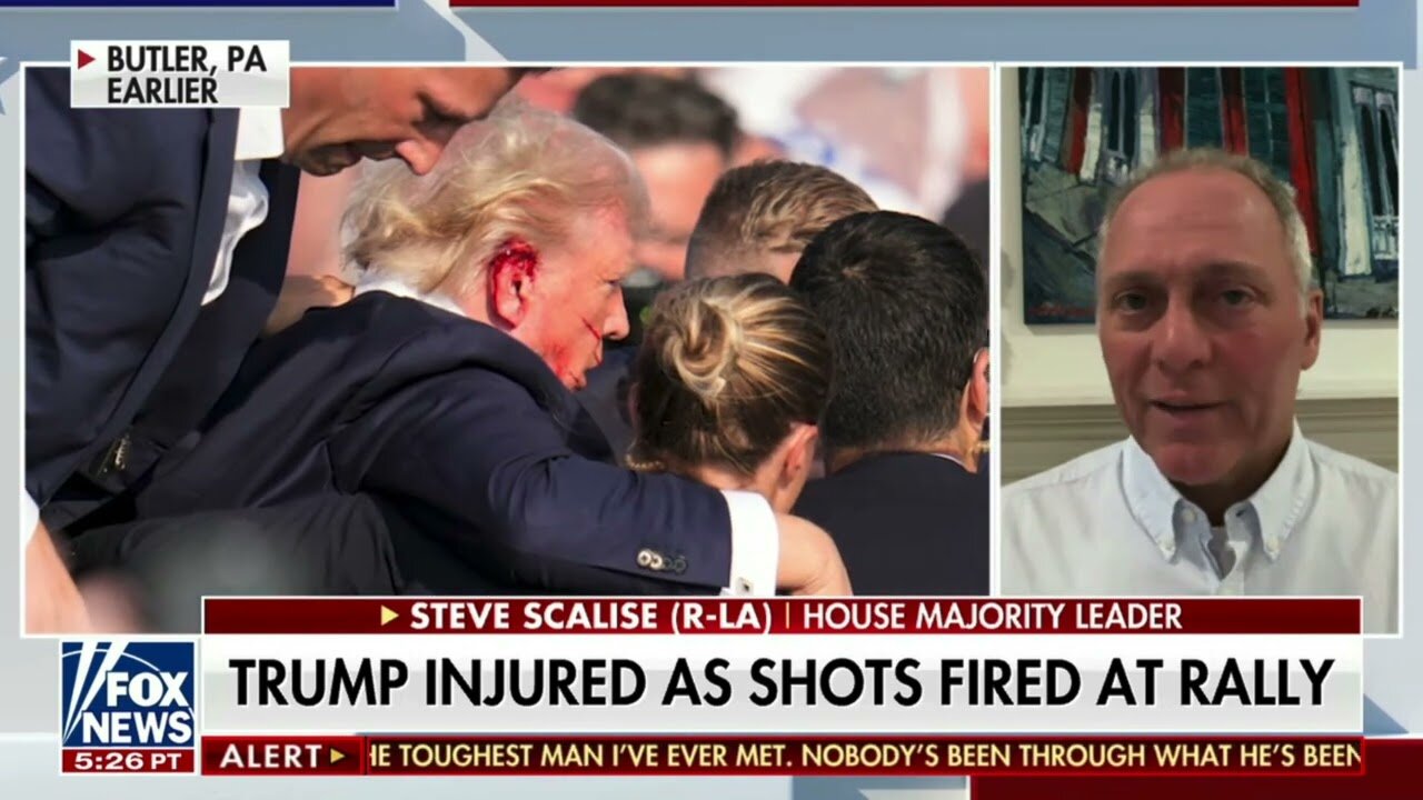 Steve Scalise Reacts to Assassination Attempt on President Trump