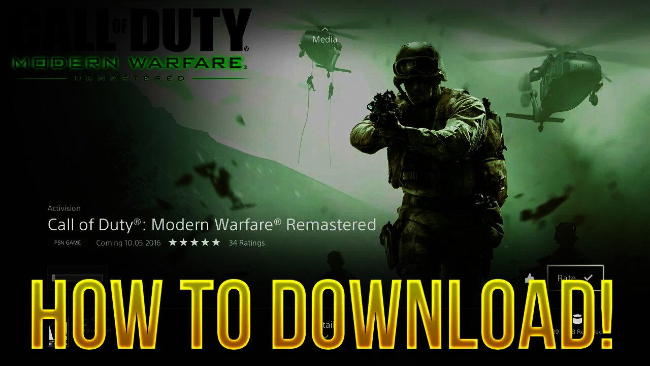 How To Download: Call of Duty Modern Warfare Remastered (Campaign)!