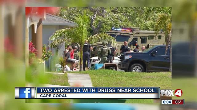 Two men arrested after the SWAT team conducts drug bust