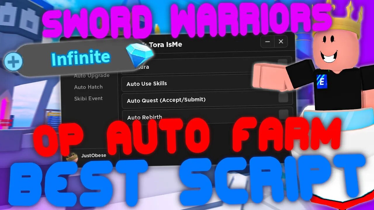 (2023 Pastebin) The *BEST* Sword Warriors Script! Kill Aura, Instant Kill, Easy Diamonds!