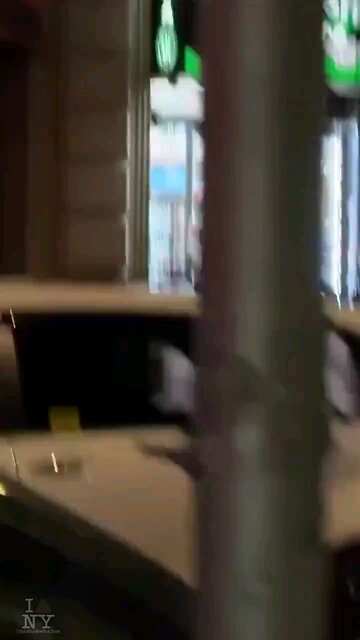 Due to soft on crime policies in NYC a teen mob loots & steals from a local tobacco shop.