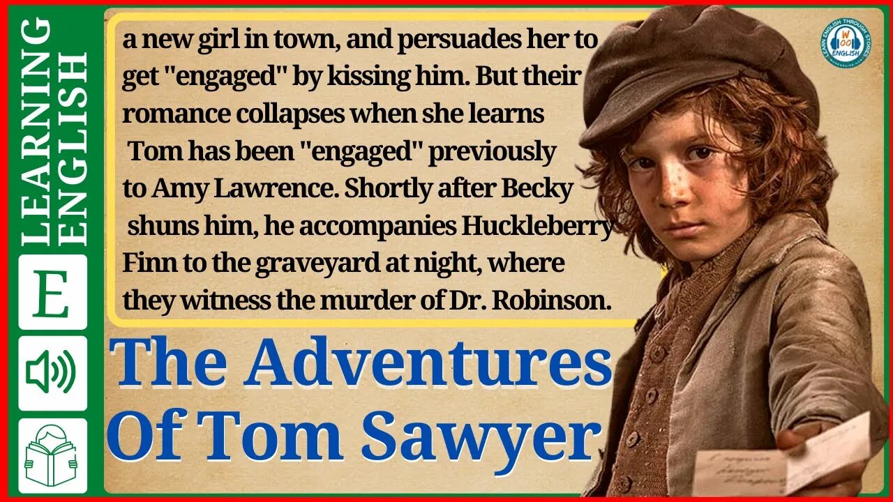 learn English through story level 2 🍁Tom Sawyer | WooEnglish